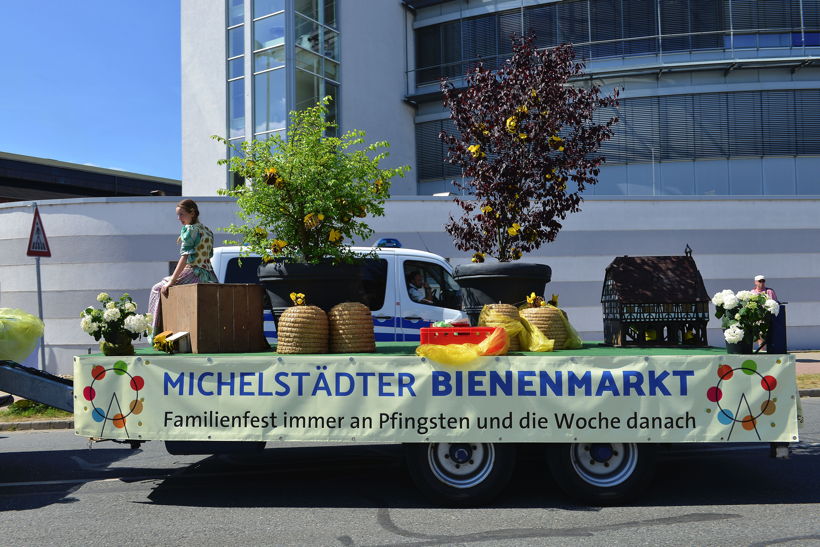 Großer Festzug 2017 beim Hessentag in Rüsselsheim