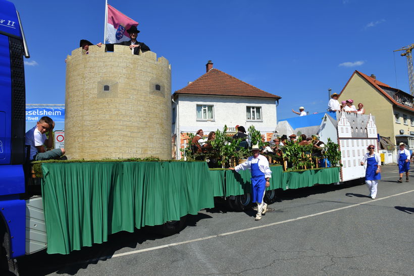 Großer Festzug 2017 beim Hessentag in Rüsselsheim