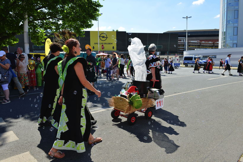 Großer Festzug 2017 beim Hessentag in Rüsselsheim