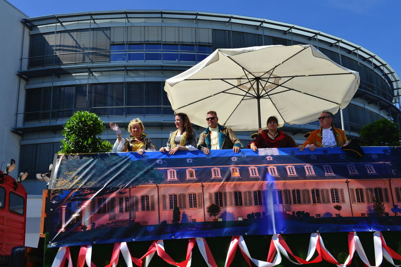 Großer Festzug 2017 beim Hessentag in Rüsselsheim