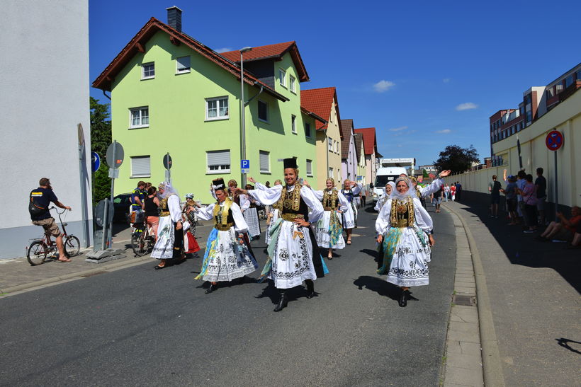 Großer Festzug 2017 beim Hessentag in Rüsselsheim