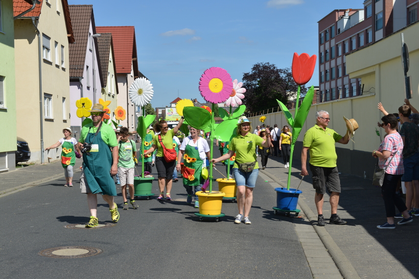 Großer Festzug 2017 beim Hessentag in Rüsselsheim