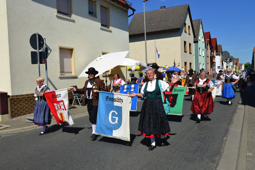 Großer Festzug 2017 beim Hessentag in Rüsselsheim