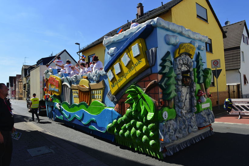 Großer Festzug 2017 beim Hessentag in Rüsselsheim