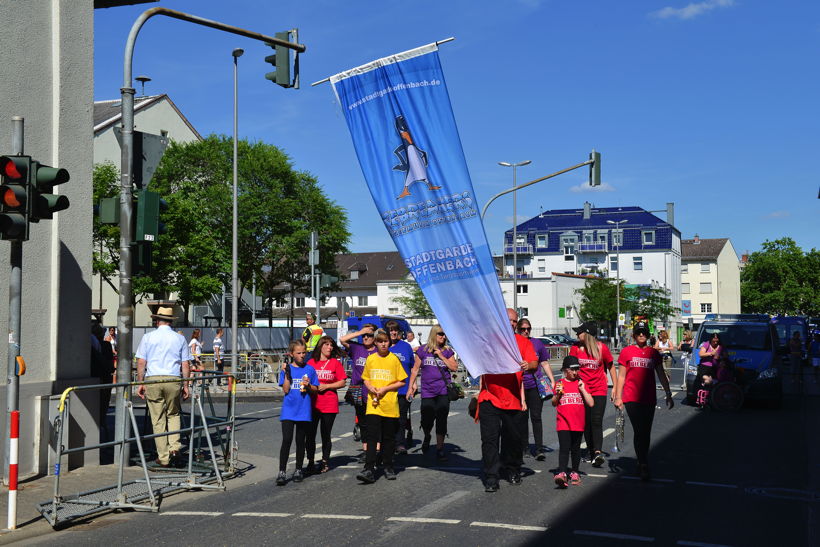 Großer Festzug 2017 beim Hessentag in Rüsselsheim