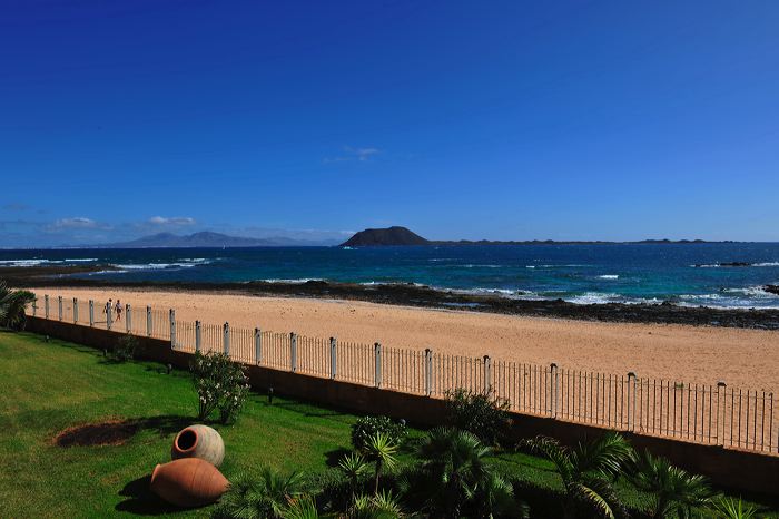 Fuerteventura 150 km Strandlandschaft Naturpark Corralejo das grösste Dünengebiet der Kanaren