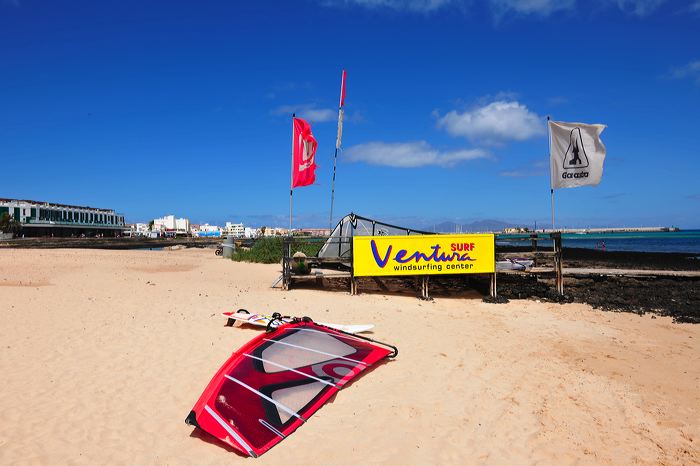 Fuerteventura 150 km Strandlandschaft Naturpark Corralejo das grösste Dünengebiet der Kanaren