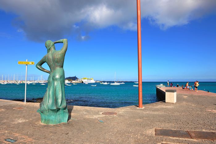 Fuerteventura 150 km Strandlandschaft Naturpark Corralejo das grösste Dünengebiet der Kanaren