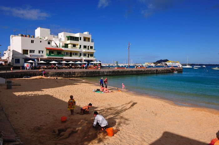 Fuerteventura 150 km Strandlandschaft Naturpark Corralejo das grösste Dünengebiet der Kanaren