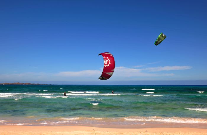 Fuerteventura 150 km Strandlandschaft Naturpark Corralejo das grösste Dünengebiet der Kanaren