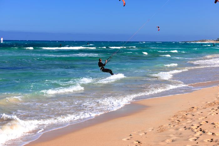 Fuerteventura 150 km Strandlandschaft Naturpark Corralejo das grösste Dünengebiet der Kanaren