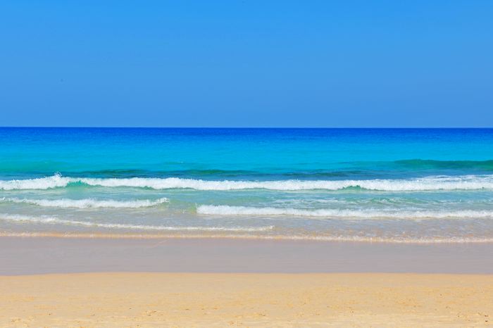 Fuerteventura 150 km Strandlandschaft Naturpark Corralejo das grösste Dünengebiet der Kanaren