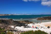 Fuerteventura 150 km Strandlandschaft Naturpark Corralejo das grösste Dünengebiet der Kanaren