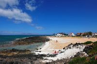 Fuerteventura 150 km Strandlandschaft Naturpark Corralejo das grösste Dünengebiet der Kanaren