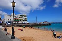 Fuerteventura 150 km Strandlandschaft Naturpark Corralejo das grösste Dünengebiet der Kanaren