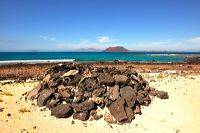 Fuerteventura 150 km Strandlandschaft Naturpark Corralejo das grösste Dünengebiet der Kanaren