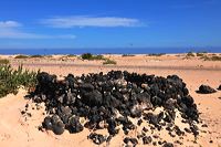 Fuerteventura 150 km Strandlandschaft Naturpark Corralejo das grösste Dünengebiet der Kanaren