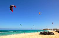 Fuerteventura 150 km Strandlandschaft Naturpark Corralejo das grösste Dünengebiet der Kanaren