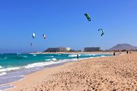 Fuerteventura 150 km Strandlandschaft Naturpark Corralejo das grösste Dünengebiet der Kanaren