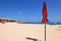 Fuerteventura 150 km Strandlandschaft Naturpark Corralejo das grösste Dünengebiet der Kanaren