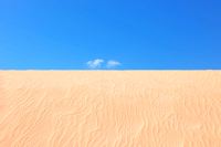 Fuerteventura 150 km Strandlandschaft Naturpark Corralejo das grösste Dünengebiet der Kanaren