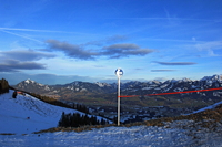 Hörnerbahn nur 7km von Oberstdorf in Bolsterlang längste Höhen-Winterwanderwege im Allgäu mit Berghaus Schwaben