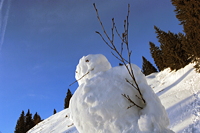 Hörnerbahn nur 7km von Oberstdorf in Bolsterlang längste Höhen-Winterwanderwege im Allgäu mit Berghaus Schwaben