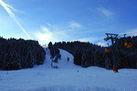 Hörnerbahn nur 7km von Oberstdorf in Bolsterlang längster Höhen-Winterwanderwege im Allgäu mit Berghaus Schwaben