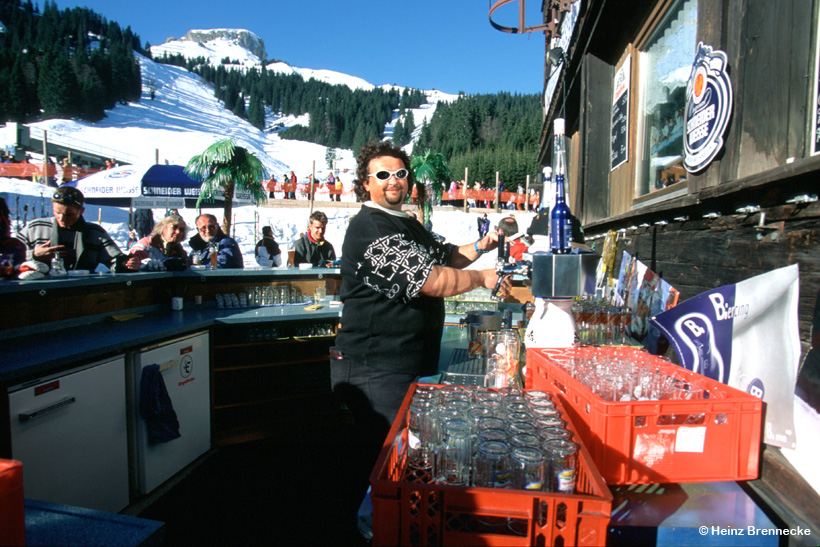 Hoher Ifen Gottesacker Plateau Skigebiet Kleinwalsertal