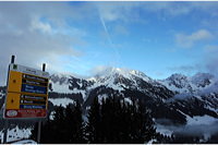 Hoher Ifen Gottesacker Plateau Skigebiet Kleinwalsertal