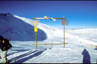 Hoher Ifen Gottesacker Plateau Skigebiet Kleinwalsertal