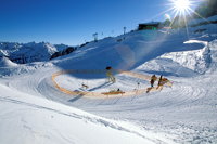 Hoher Ifen Gottesacker Plateau Skigebiet Kleinwalsertal