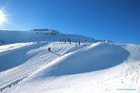 Hoher Ifen Gottesacker Plateau Skigebiet Kleinwalsertal