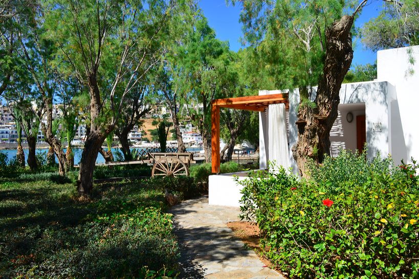 Griechenland Insel Kreta Agios Nikolaos Golf von Mirabelleo Minos Beach Art Hotel Honeymoon