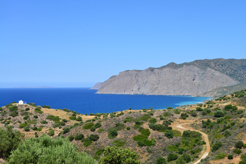 Griechenland Insel Kreta Mochlos Insel Agios Nikolaos Nordostküste Sitia Vai Palm Beach