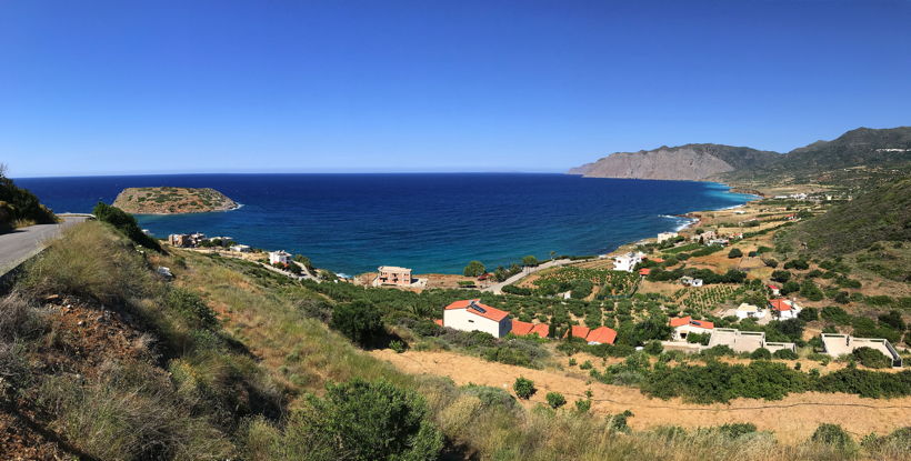 Griechenland Insel Kreta Mochlos Insel Agios Nikolaos Nordostküste Sitia Vai Palm Beach