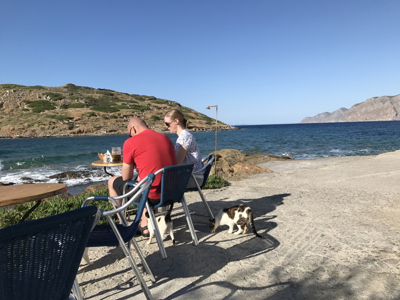 Griechenland Insel Kreta Mochlos Insel Agios Nikolaos Nordostküste Sitia Vai Palm Beach