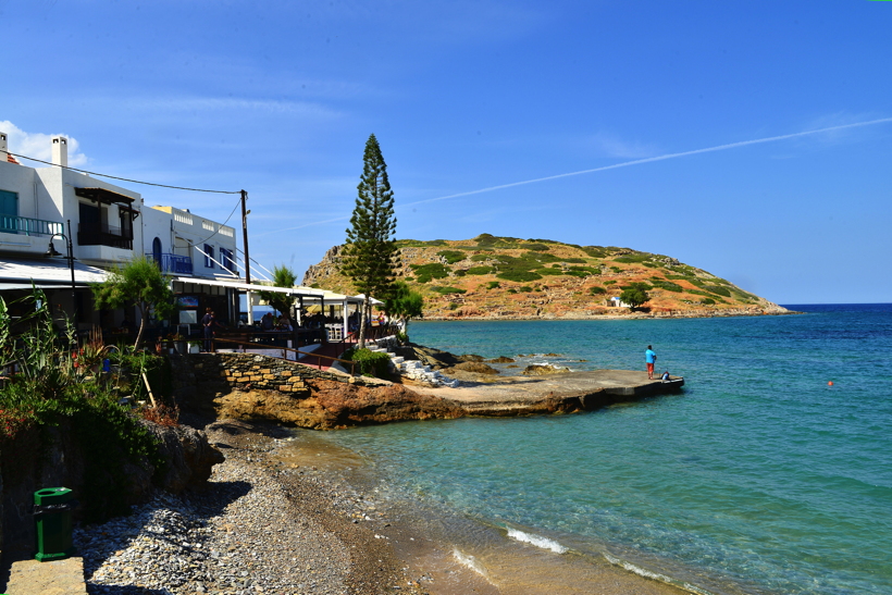 Griechenland Insel Kreta Mochlos Insel Agios Nikolaos Nordostküste Sitia Vai Palm Beach