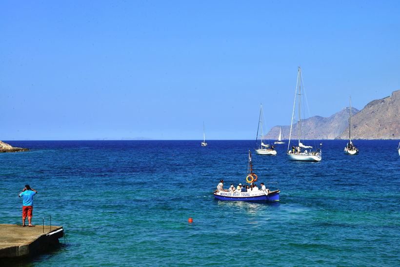 Griechenland Insel Kreta Mochlos Insel Agios Nikolaos Nordostküste Sitia Vai Palm Beach