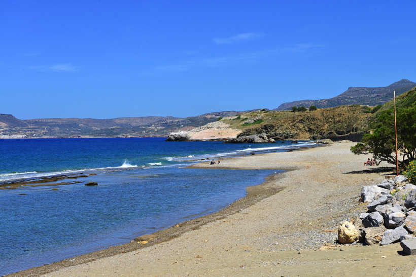 Griechenland Insel Kreta Mochlos Insel Agios Nikolaos Nordostküste Sitia Vai Palm Beach