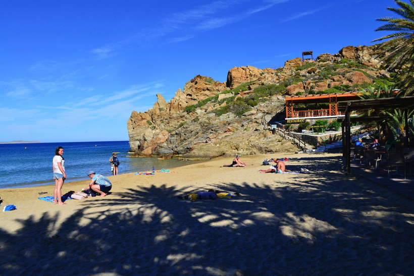 Griechenland Insel Kreta Mochlos Insel Agios Nikolaos Nordostküste Sitia Vai Palm Beach