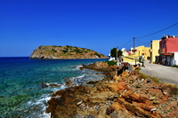 Griechenland Insel Kreta Mochlos Insel Agios Nikolaos Nordostküste Sitia Vai Palm Beach