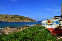 Griechenland Insel Kreta Mochlos Insel Agios Nikolaos Nordostküste Sitia Vai Palm Beach