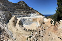 Griechenland Insel Kreta Mochlos Insel Agios Nikolaos Nordostküste Sitia Vai Palm Beach