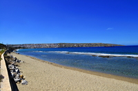 Griechenland Insel Kreta Mochlos Insel Agios Nikolaos Nordostküste Sitia Vai Palm Beach