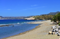 Griechenland Insel Kreta Mochlos Insel Agios Nikolaos Nordostküste Sitia Vai Palm Beach