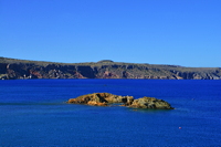 Griechenland Insel Kreta Mochlos Insel Agios Nikolaos Nordostküste Sitia Vai Palm Beach