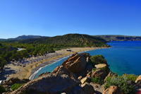 Griechenland Insel Kreta Mochlos Insel Agios Nikolaos Nordostküste Sitia Vai Palm Beach