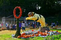 Weltgrößte Kürbisausstellung in Ludwigsburg im Blühenden Barock. Thema 2016: Manege frei im Kürbis-Zirkus!