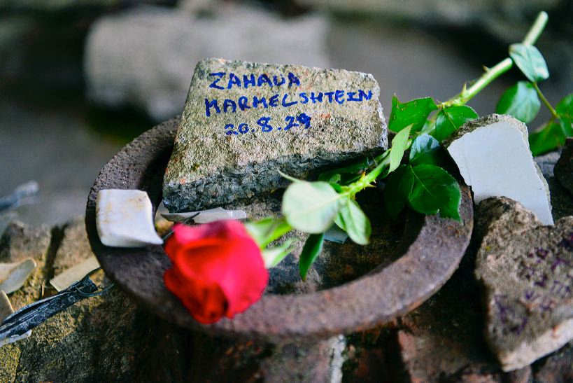 KZ-Außenlager Walldorf Gedenkstätte Einweihung  am 25.September 2016. Mit Lehrpfad um das KZ-Außenlager Geschichte des Holocaust begreifen.